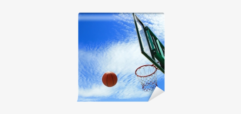 Spinning Basketball Uses The Backboard To Bounce Into - Basketball, transparent png #65044