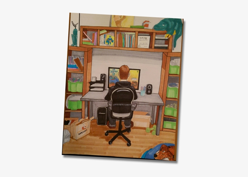 Online Illustration Classes - Chair, transparent png #65424
