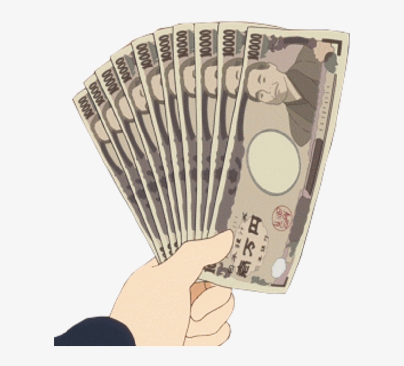 Fistful Of Yen - Аниме Деньги Png, transparent png #65682