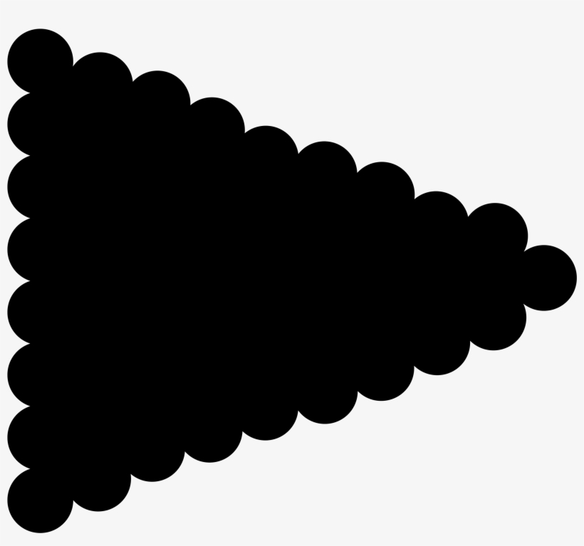 Triangle - Banner - Png - Scallop Banner, transparent png #66047