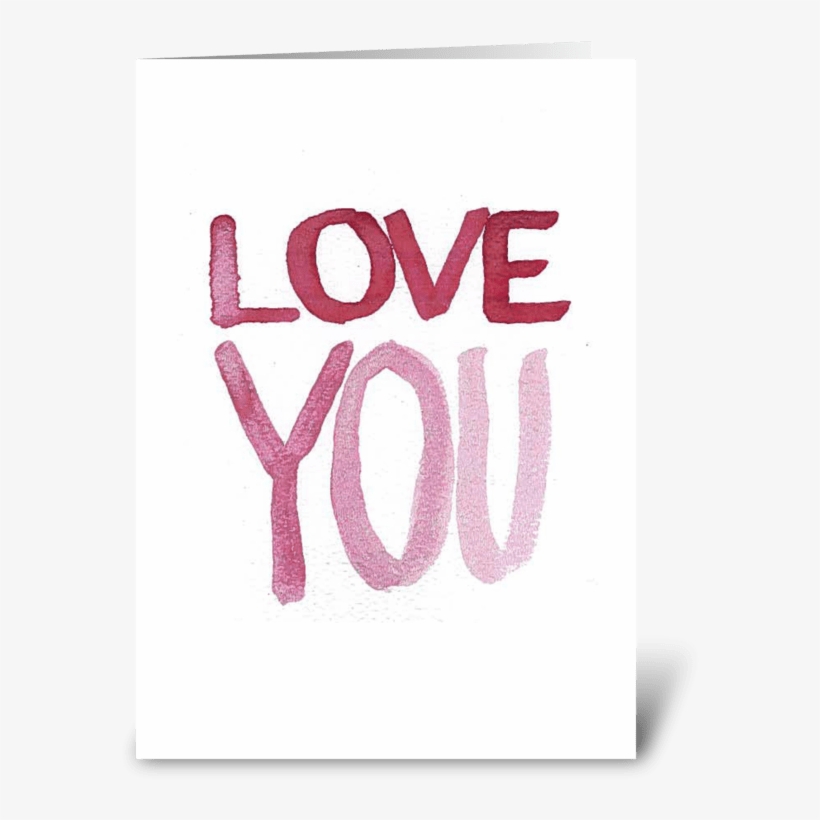 Love You Greeting Card - Peace, transparent png #66094