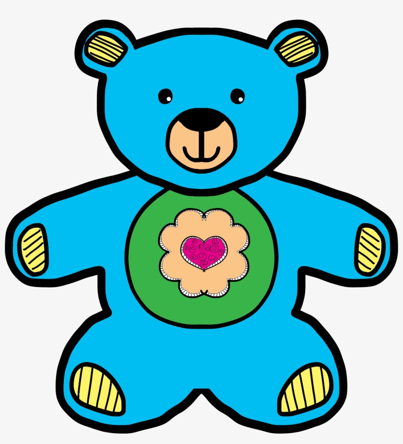 This Free Icons Png Design Of Blue Teddy Bear, transparent png #66234