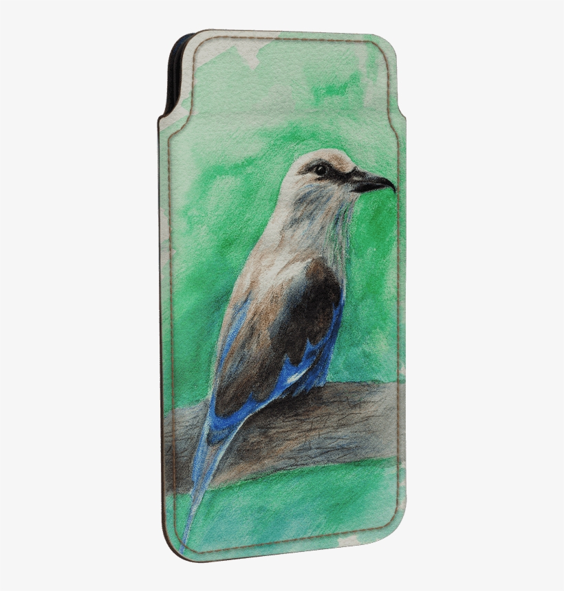 Dailyobjects Bird Watercolor Real Leather Wallet Case - Housse De Coussin Taie D'oreiller -coton Et Lin-45*45cm-motif, transparent png #66367