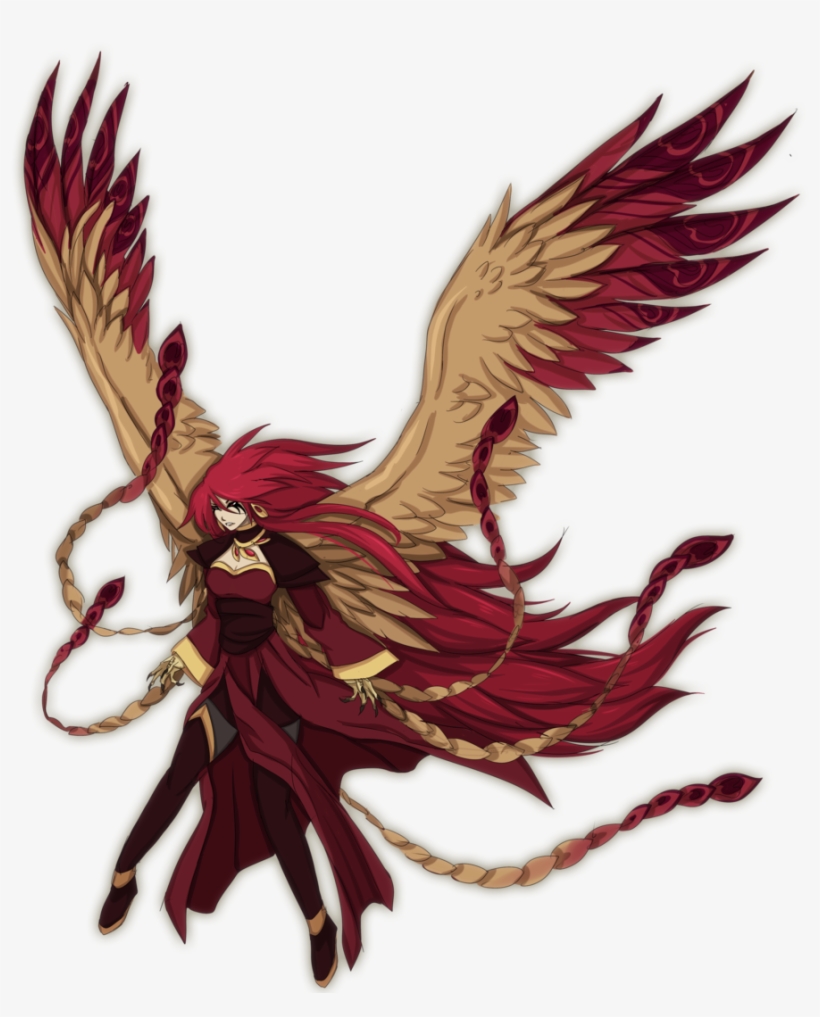 Phoenix Drawing Anime - Phoenix Anime Transparent, transparent png #66550