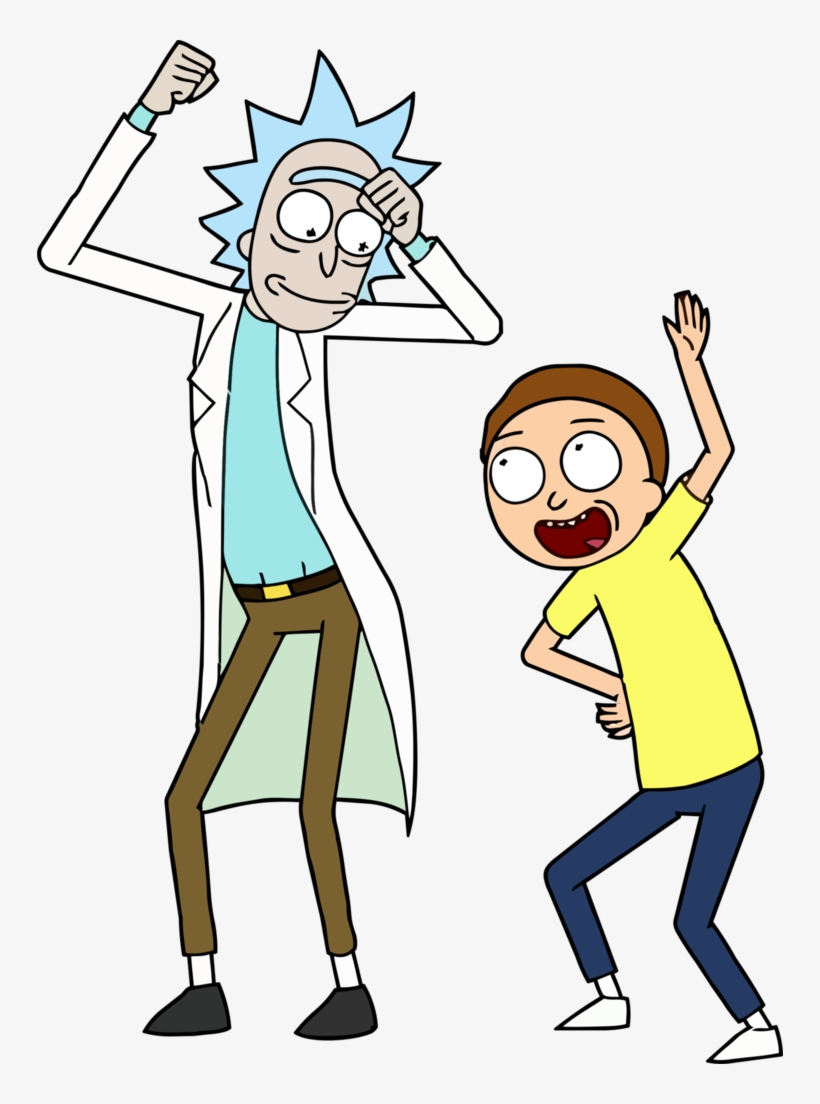 Protect Morty, Rick And Morty Wallpapers - Rick And Morty Morty Dancing, transparent png #66553