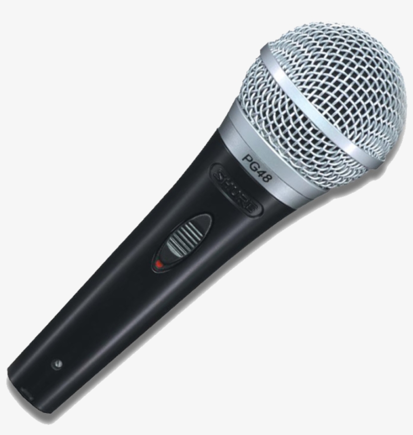 Microphone - Shure Pg48, transparent png #66572