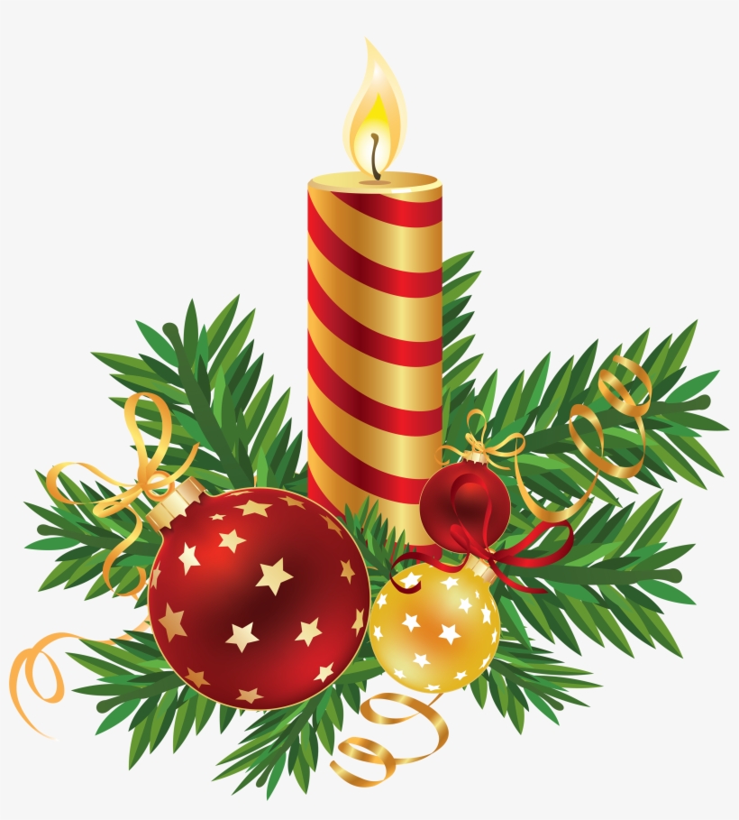 Candle Christma Red - Новый Год Свеча Png, transparent png #66593