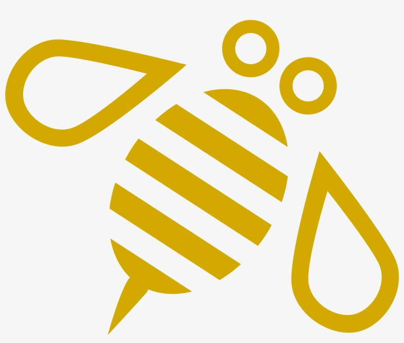 This Free Icons Png Design Of Minimal Bee Or Bumblebee, transparent png #66643
