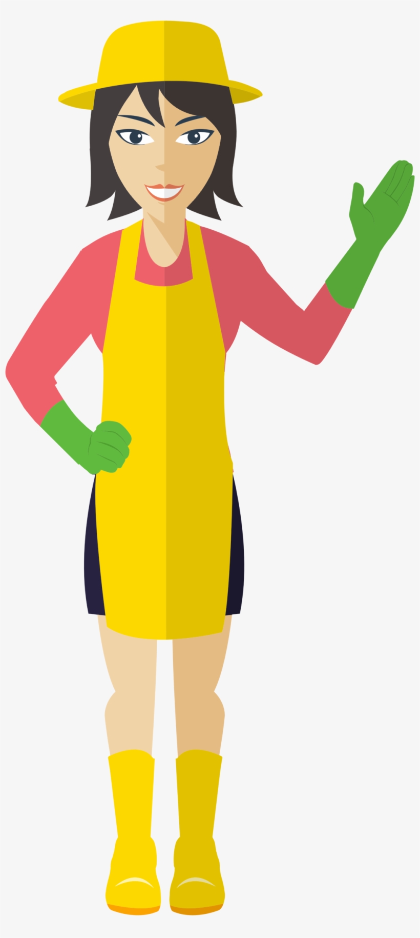 This Free Icons Png Design Of Flat Shaded Fashion Woman, transparent png #66869