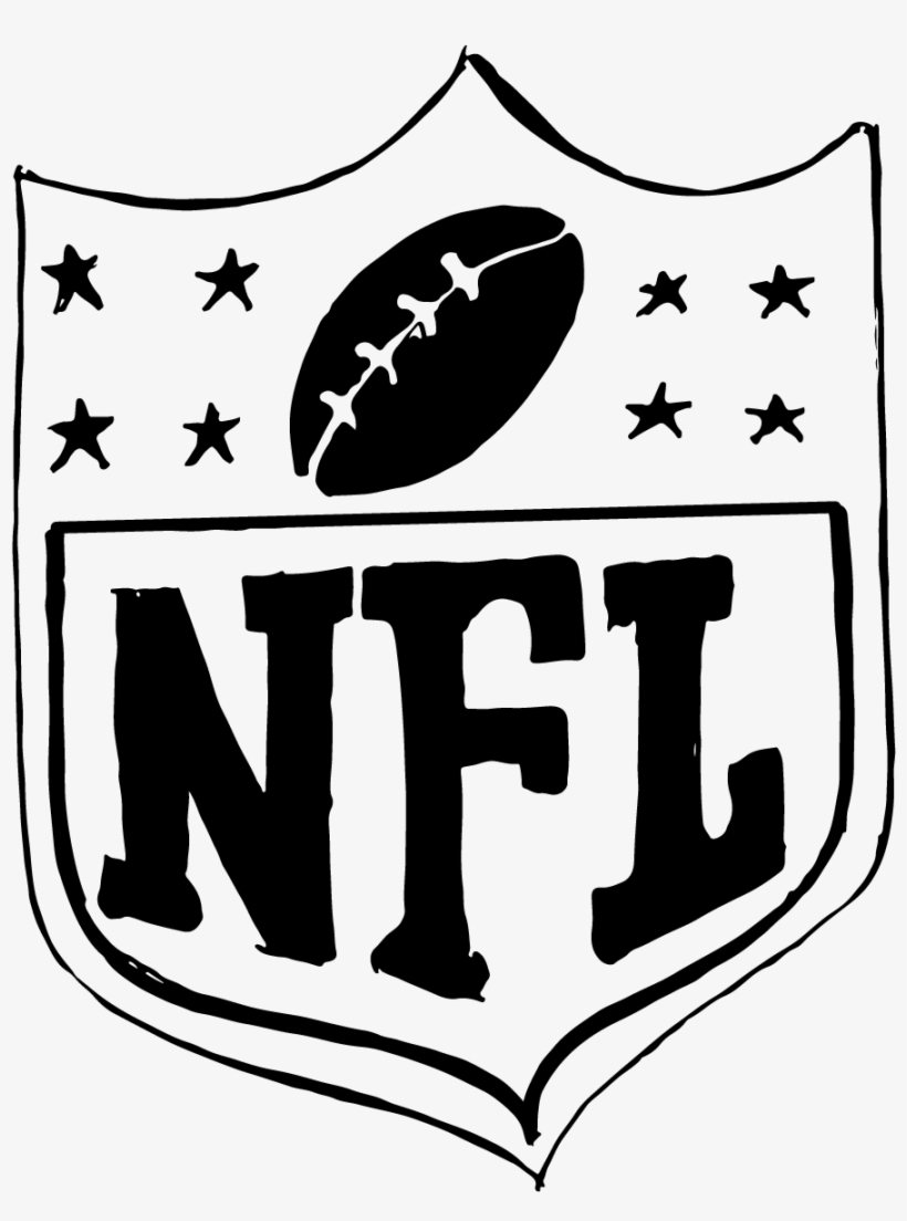 Nfl Logo Png White Vector Royalty Free - Emblem, transparent png #66927