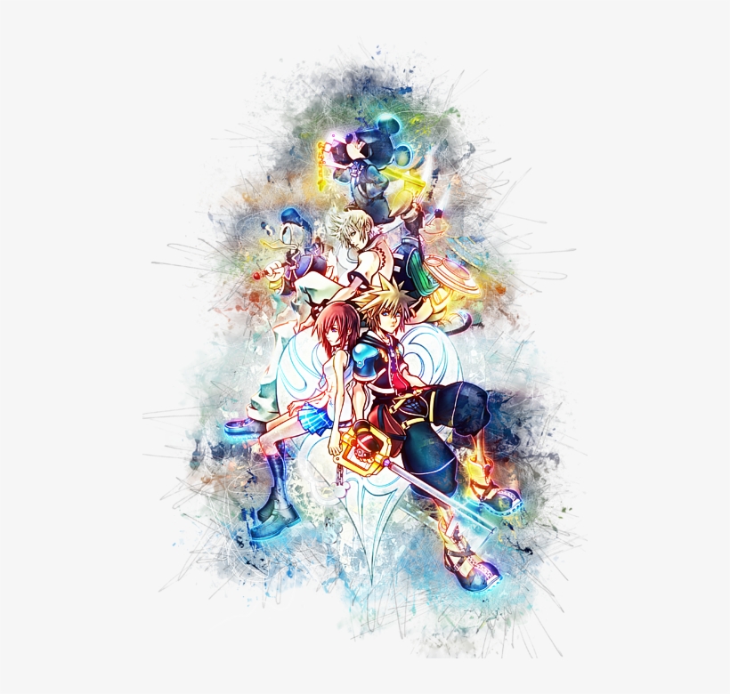 Bleed Area May Not Be Visible - Kingdom Hearts Canvas, transparent png #67269