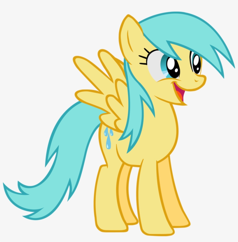 Fanmade Happy Raindrops - My Little Pony Raindrop, transparent png #67505