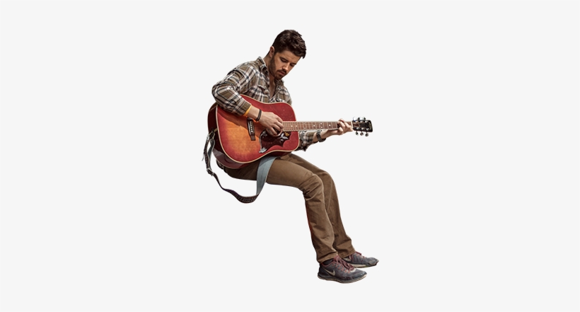 Man With Guitar Png, transparent png #67612