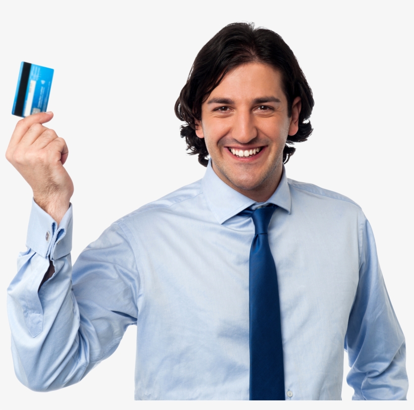 Man Holding Credit Card Png - Credit Card, transparent png #67790