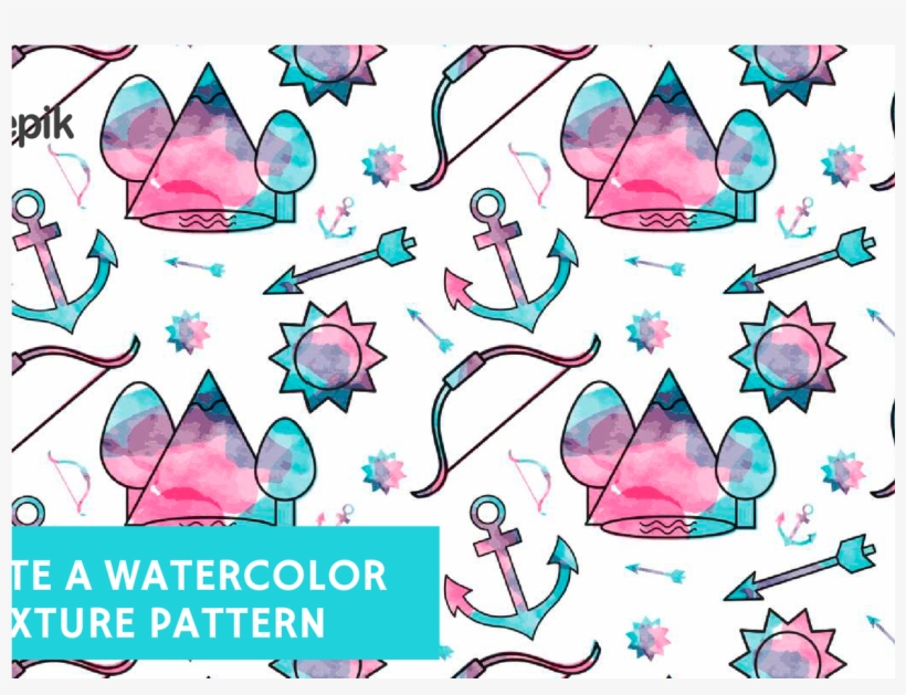 How To Create A Watercolor Texture Pattern Free Adobe - Watercolor Painting, transparent png #67970