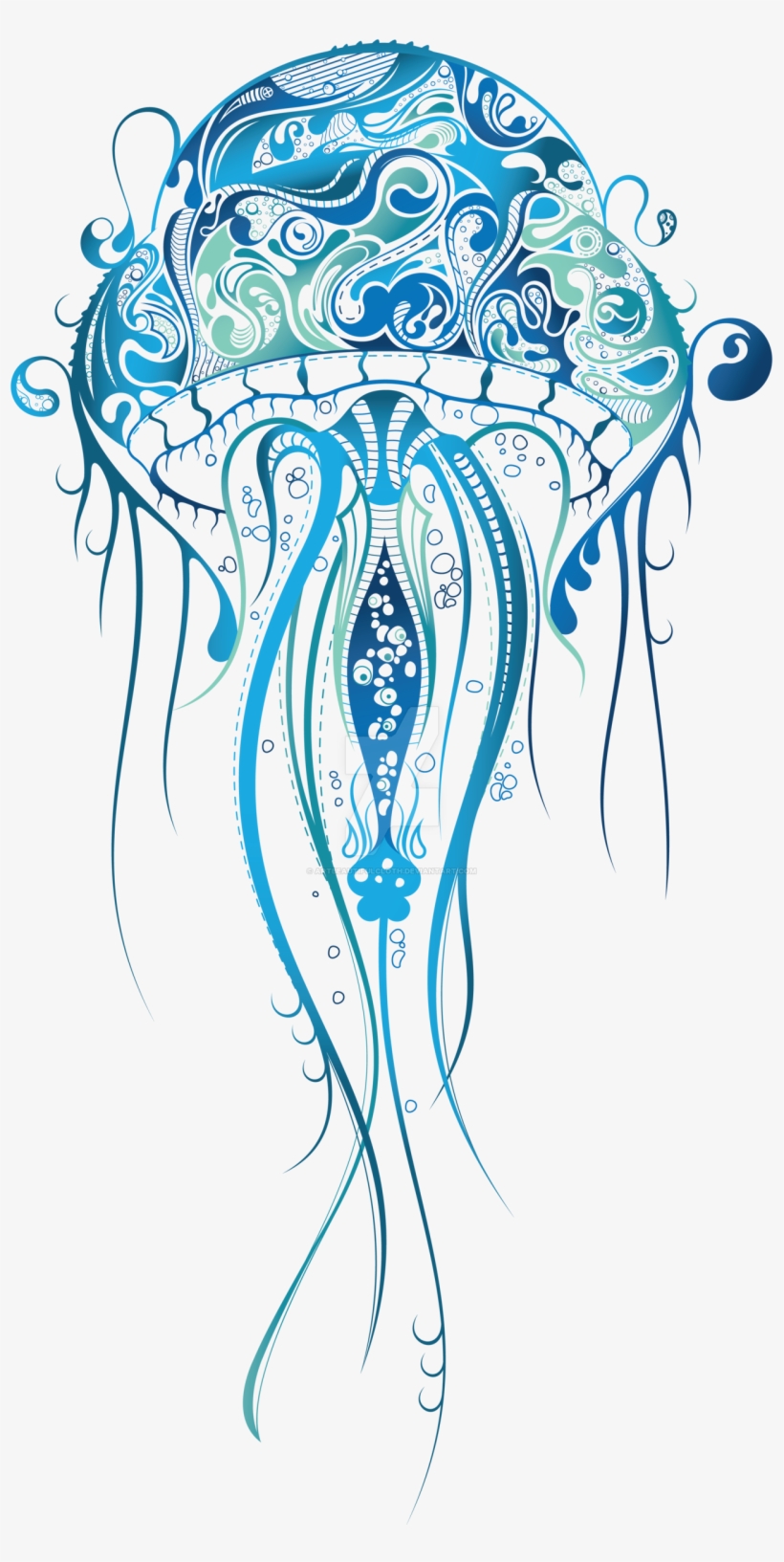 Jellyfish Png Clipart - Jellyfish Png, transparent png #68076