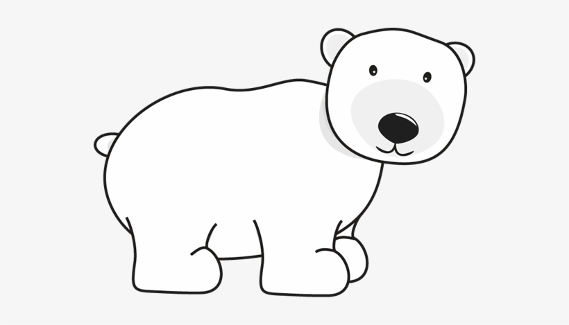 Polar Bear Clip Art - Clip Art Polar Bear, transparent png #68184
