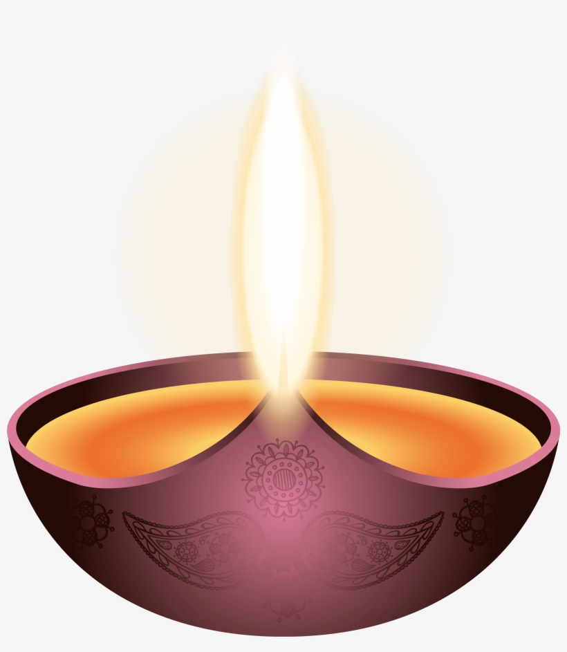 Deepak Diya Light Png High Quality Image - Happy Diwali Png, transparent png #68188