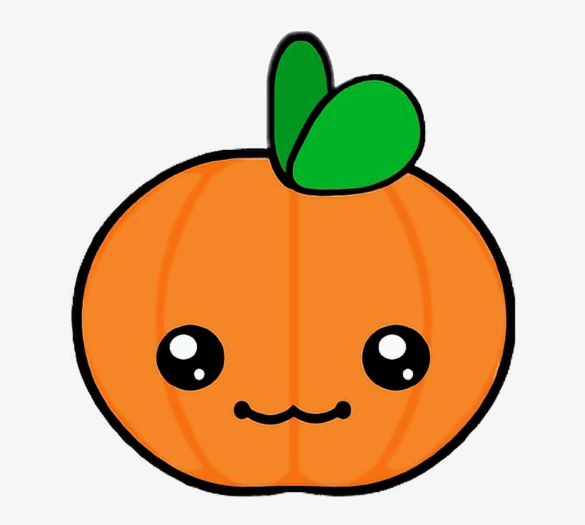 Calabaza Kawaii Halloween - Kawaii Pumpkin, transparent png #68420