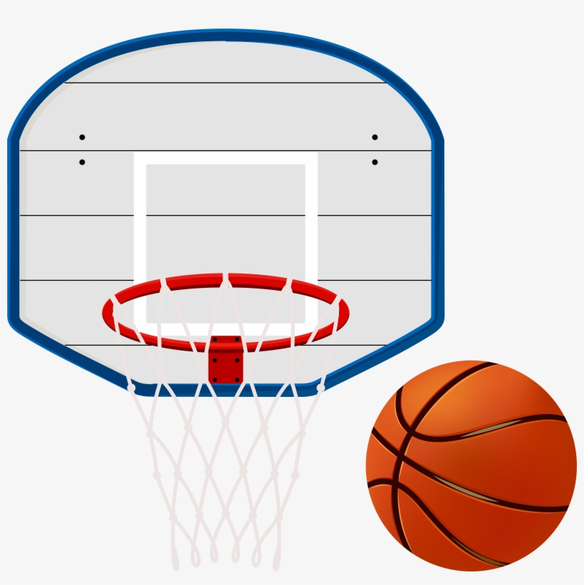 Basketball Hoop Clip Art Image - Basketball Hoop Clipart Transparent, transparent png #68422