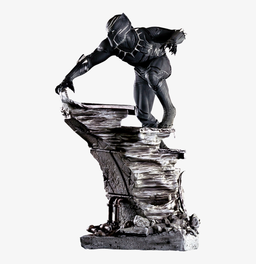Black Panther Png Image - Black Panther Marvel Polystone Statue, transparent png #68517