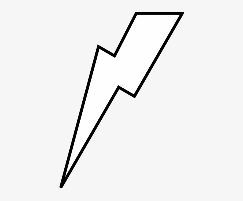 Lightening Bolt Clip Art - Harry Potter Lightning Bolt Outline, transparent png #68722