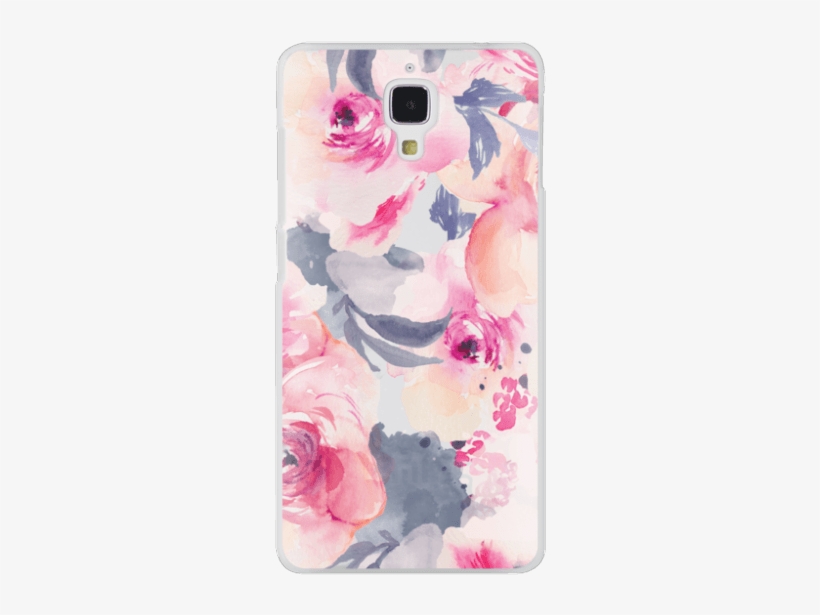 Midnight Burgundy Watercolor Flower Iphone Case - Iphone, transparent png #68799