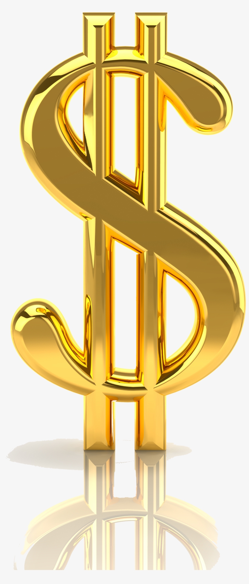 Gold Dollar Png File - Dollar Sign In Gold, transparent png #69025