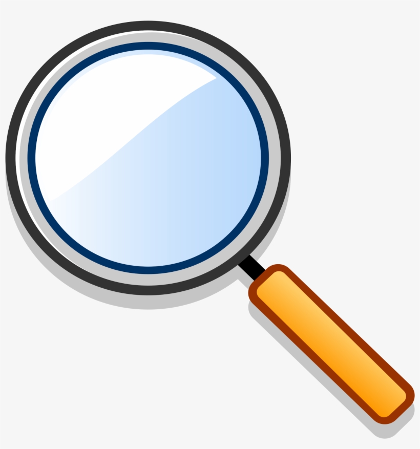 File Magnifying Cc Svg - Creative Commons Magnifying Glass, transparent png #69191