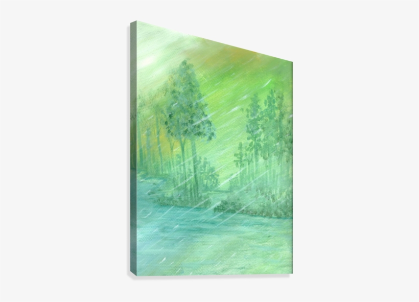Misty Rain Forest Canvas Print - Picture Frame, transparent png #69316
