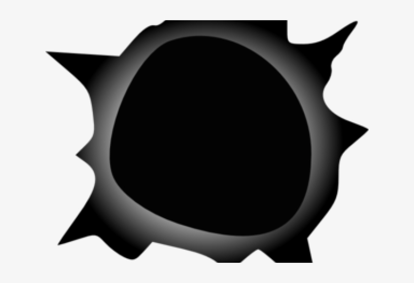 Gunshot Clipart Hole - Clip Art, transparent png #69341