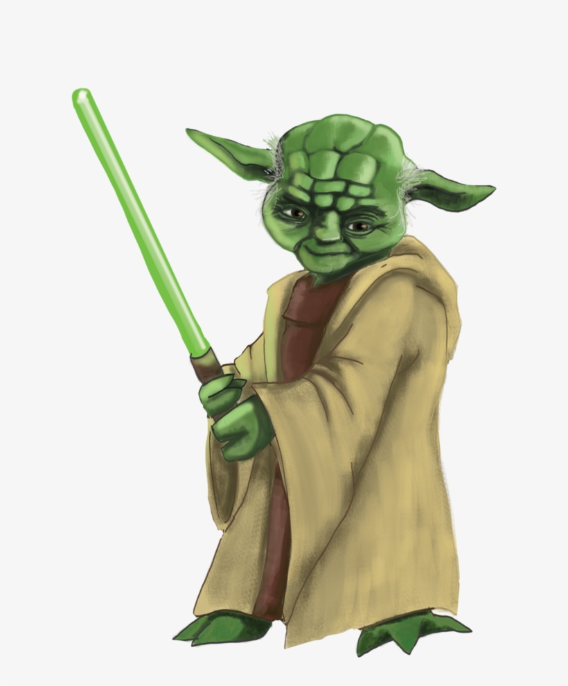 Star Wars Yoda Png Image - Smiley Yoda, transparent png #69644