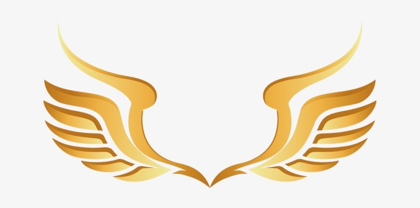Golden Wings Png Image Background - Golden Wings Logo Png, transparent png #69770