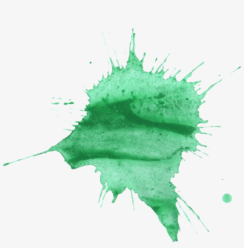 Free Download - Green Watercolor Stain Png, transparent png #69819