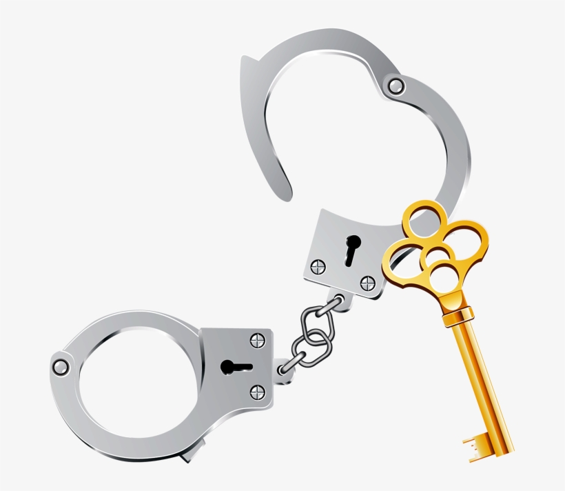 Pics Of Handcuffs - Open Handcuffs Clip Art, transparent png #69821