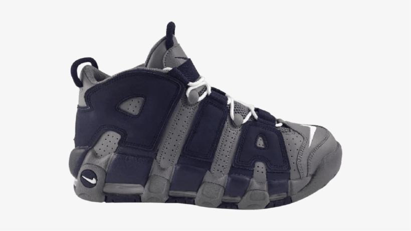 Nike Air More Uptempo “hoyas” Releasing August 30th - Nike Air More Uptempo Hoyas, transparent png #69986