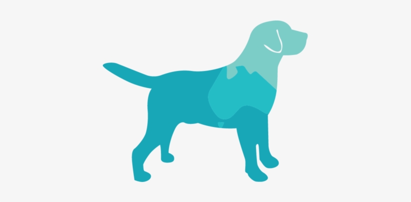 Career Dog - Lab Silhouette, transparent png #69991