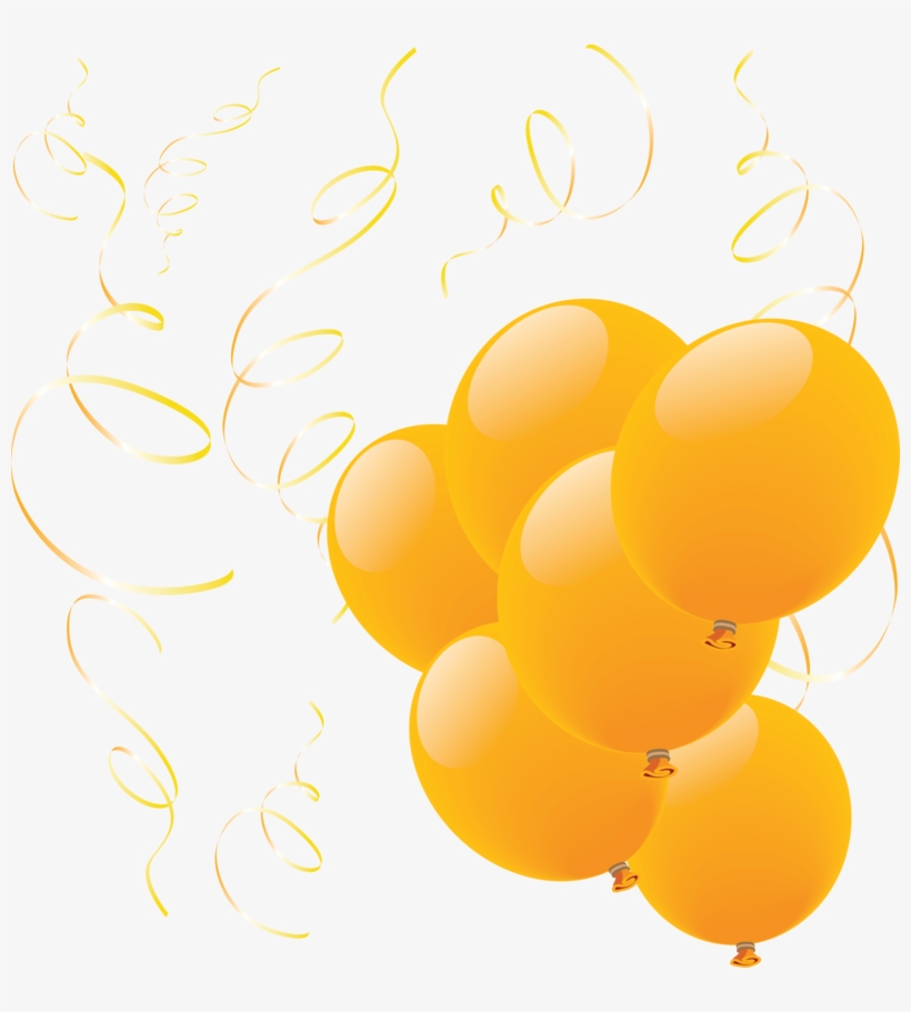 Yellow Balloons Png - Balloon Png, transparent png #600579