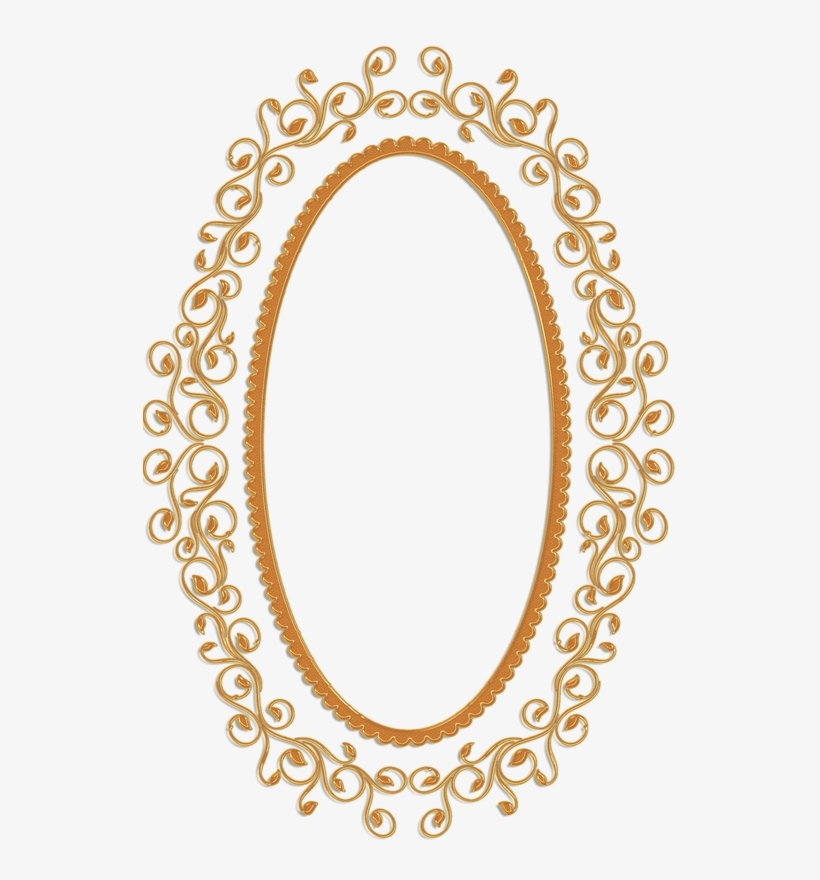 I - Oval Vintage Frame Png, transparent png #600699