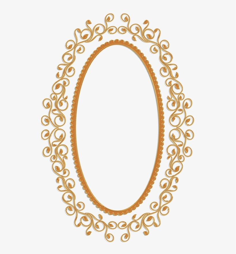 I - Oval Vintage Frame Png, transparent png #600699