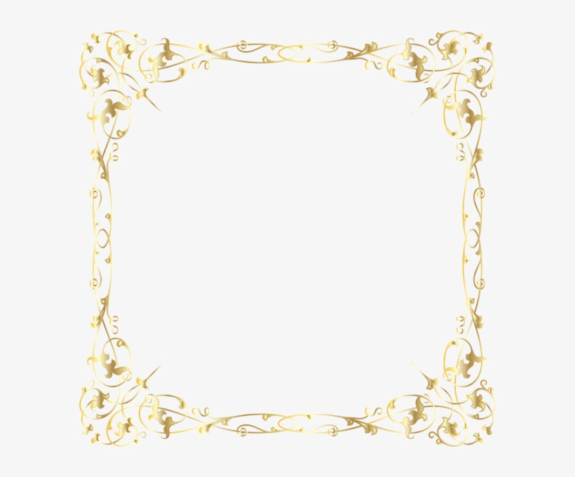 Decorative Border Transparent Png Image - Art Deco Frame Png, transparent png #600814