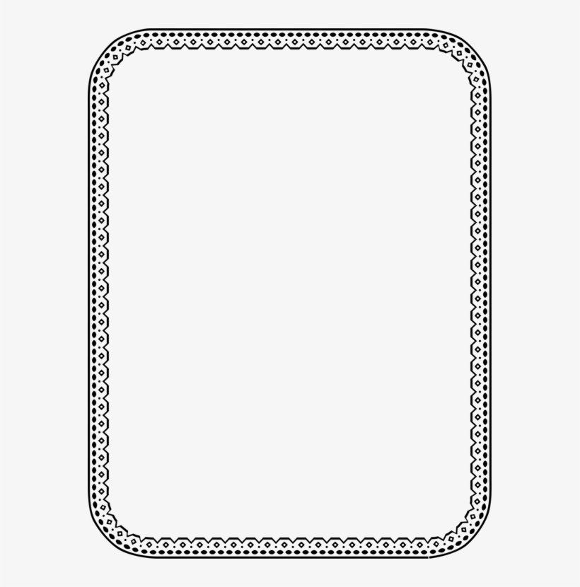 Decorative Borders Standard Paper Size Flower Floral - Floral Design, transparent png #600984