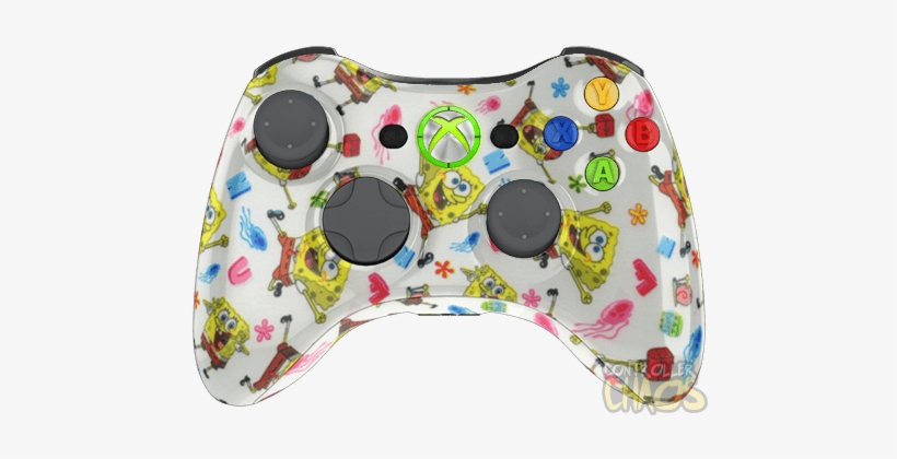 Xbox 360 Controller Png Spongebob Controller - Game Controller, transparent png #601133