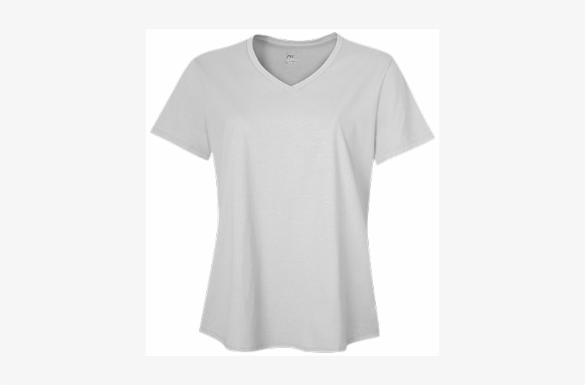 Jms30 Women's Jms ® V Neck T Shirt - Women's White T Shirt Transparent, transparent png #601371