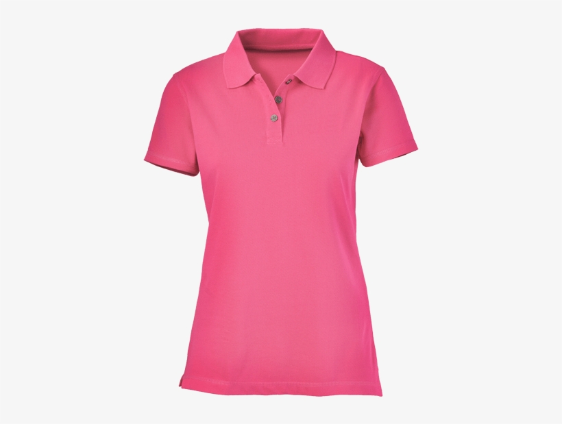 Thumb Image - Women's Pink Polo T Shirts, transparent png #601548