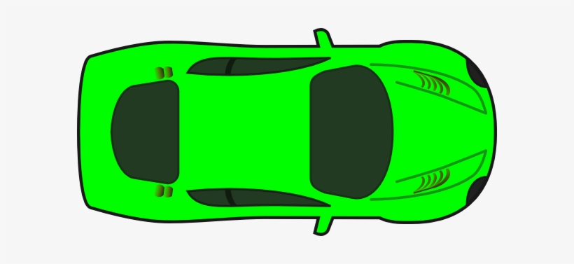 Clip Art Library Library Race Car Top Down Clipart - Car Top Down Png, transparent png #601677