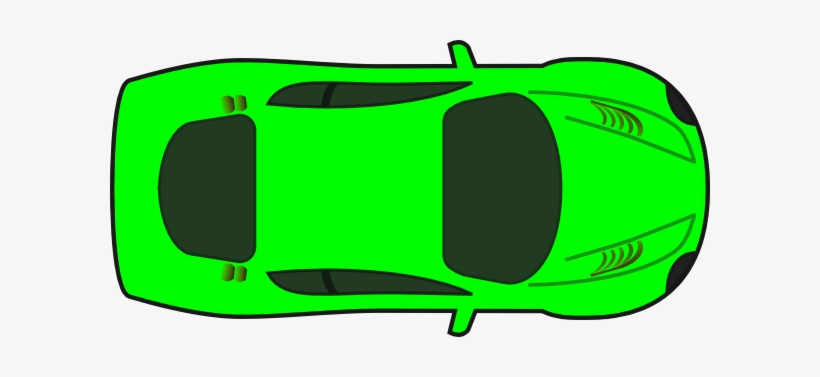 Clip Art Library Library Race Car Top Down Clipart - Car Top Down Png, transparent png #601677