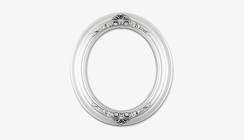 Oval Frame Silver Png, transparent png #601682