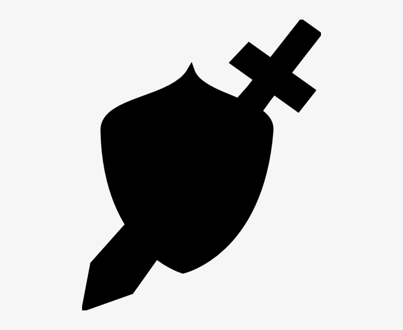 Black Sword And Shield Svg Clip Arts 486 X 593 Px, transparent png #602033