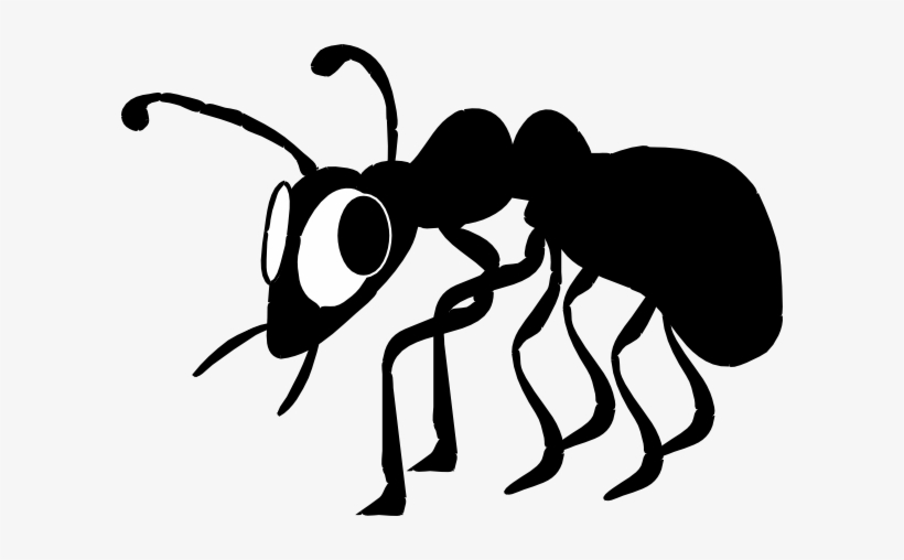 Ants Clipart Cricket Insect - Black Ant Clip Art, transparent png #602195